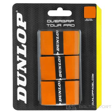 Padel racket overgrip Dunlop TOUR PRO 3-blister orange
