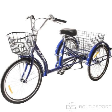 3-WHEEL BIKE 24 NAVY BLUE SHIMANO -7 SPEED LOWER FRAME 1060965 (N/A)