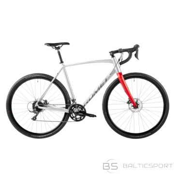 Grants velosipēds ROMET Aspre 1, sudrabaini sarkans (XL)