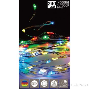Christmas Decoration WIRE LAMPS GARLAND 240 LED MULTICOLOR