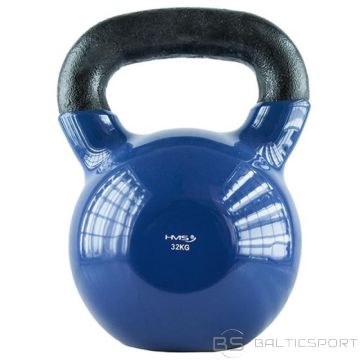 Kettlebell iron covered with vinyl HMS KNV32 BLUE (-)