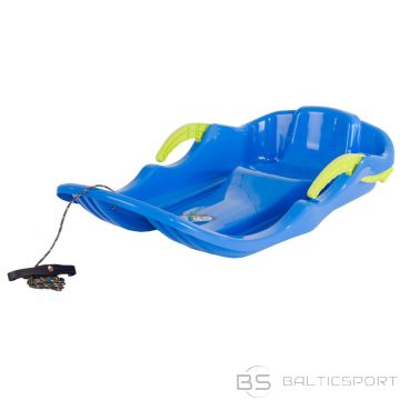 Prosperplast PLASTIC SLED WITH RACE S BRAKES, BLUE