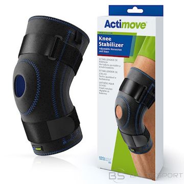 Knee brace with adjustable pad / M