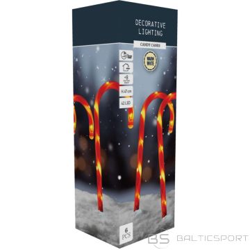 Christmas Decoration ZIEMASSVĒTKU EGLĪTES GAISMAS, ZIEMASSVĒTKU VECĪTA STIPRINĀS, 6 GAB