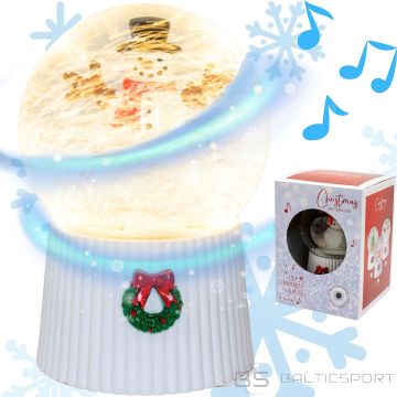 Christmas Decoration SOUNDING SNOW GLOBE 147MM LED SNOWMAN