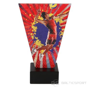Tryumf Trofeum szklane piłka siatkowa / 17,5 cm