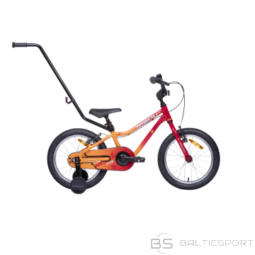 Bērnu velosipēds TABOU Rocket FR, 14'' sarkandzeltens