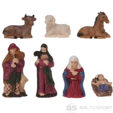 Christmas Decoration NATIVITY FIGURES 7 PCS 6.5 CM