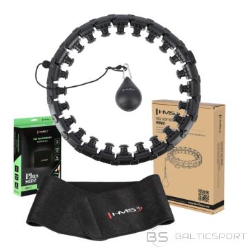 HMS HULA HOP KOMPLEKTS HHW12 MELNS AR IZCILAJIEM IZCIĻĀM UN ATSVARU + JOSTA BR163 MELNS PLUS IZMĒRS (N/A)