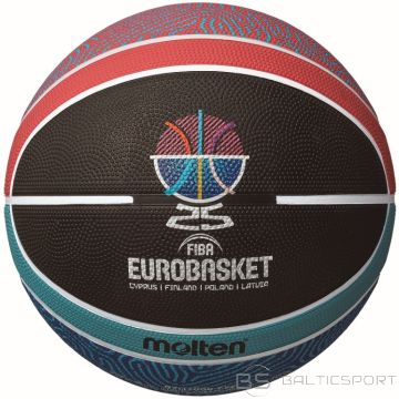Basketball ball training MOLTEN B7G2000-E5Z FIBA rubber size 7 Eurobasket 2025