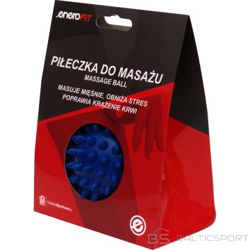Enero Fit МАССАЖНЫЙ МЯЧ 7 СМ СИНИЙ МЯГКИЙ