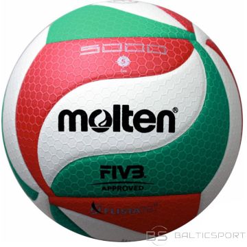 Volleyball ball MOLTEN V5M5000-X FIVB FLISTATEC for competition, synth. leather