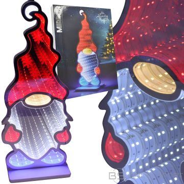 Koopman MIRROR DECORATION WITH LED DIODES INFINITY MIRROR EFFECT DWARF