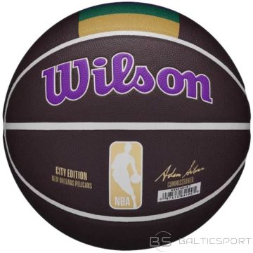 Wilson NBA Team City Collector New Orleans Pelicans Ball WZ4016419ID basketbols (7)
