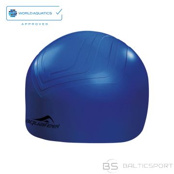 Silicone swimming cap AQUAFEEL SpeedBlue RaceCap 30405 50 blue FINA