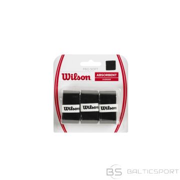 WILSON PRO SOFT OVERGRIP black 3 pcs.