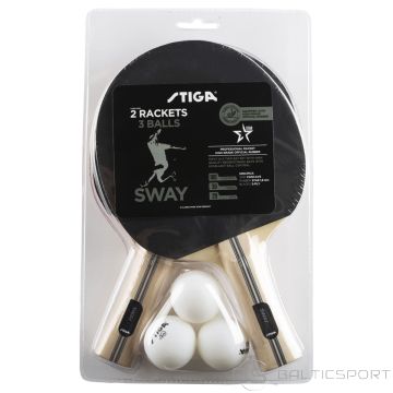 Stiga Komplekts SWAY (2 raketes + 3 bumbiņas)