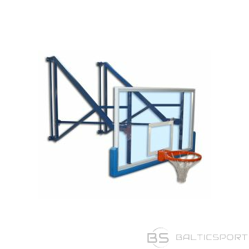 Pie sienas un jumta stiprināmas basketbola konstrukcija