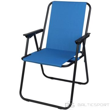 BS Kempinga krēsls ar roku balstiem 52x44x75cm salokāms zils (nav pieejams)
