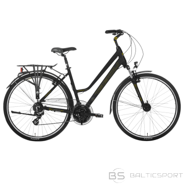 Sieviešu velosipēds TABOU Kinetic 2.0 PLUS W, 28'' melns-zelts (L)