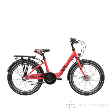 Bērnu velosipēds S´COOL Wave Steel LTD, 20'' koraļļu/sarkans