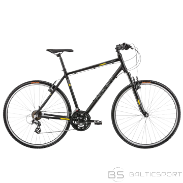 Vīriešu velosipēds ROMET Orkan M, melns-zelts (XL)