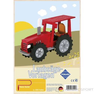 BS Uzdevumu plāksnes figūrzāģim - TRAKTORS