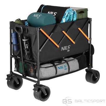 NC2607 XXL Кемпинговая тележка, черно-оранжевая, 160 л