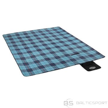 Nils NC8002 ZILAIS rūtainais PIKNIKA Paklājiņš 250x200 PE ALU CAMP