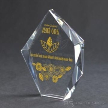 BS Gravēta stikla trofeja + krāsas pildījums (nav pieejams)