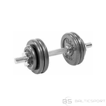 Saliekama hantele 15kg- metāla diski