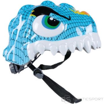 Bērnu velosipēda ķivere ar regulēšanu No Fear (48-52 cm) Pūķis Zila