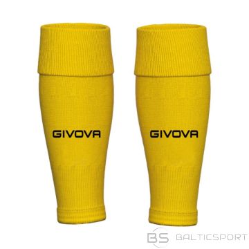 Givova Calza Tubolare futbola piedurknes dzeltenas C063-0007 (pieaugušajiem)