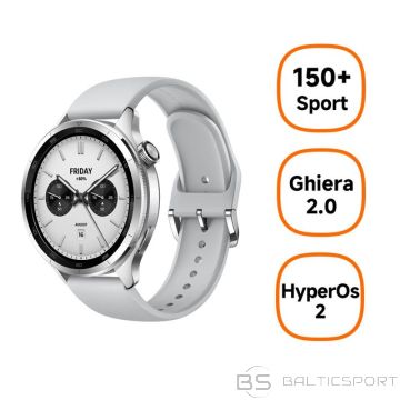 BS Xiaomi Watch S4 sudraba viedpulkstenis (-)