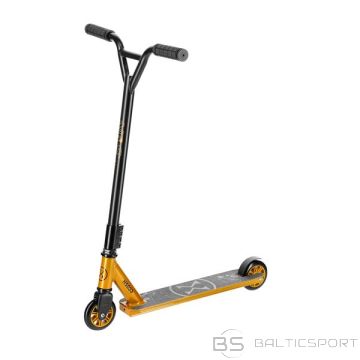  Triku skrejritenis / Triku skūterisNils Extreme HS033 BLACK-GOLD STUNT SKOTERIS