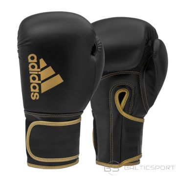 adidas HYBRID 80 ADIH80 boxing gloves black gold (14 oz)