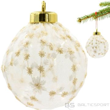 Mica DROŠA PLASTMASAS BUMBIŅA 8 CM MĒĢINES DEKORĀCIJAS ZVAIGZNE (N/A)