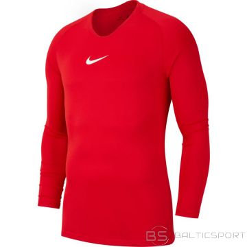 Nike sausais parks pirmais slānis AV2609 657 T-krekls / Sarkana / M