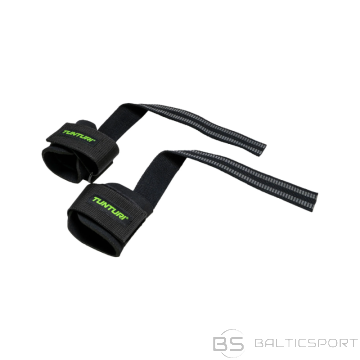 Rokas siksnas TUNTURI Pro Polsterētas Powerlifting Straps