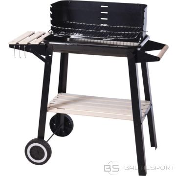 Bbq Line GRILLA DĀRZA RATIŅI 83x45,5x86,5CM MELNA