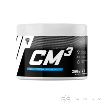 Kreatīnikomplekss TREC CM3 pulveris 250g, baltā kola