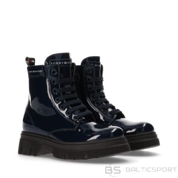 Tommy Hilfiger Mežģīņu zābaciņi, zili W T4A5-33040-0775800-800 (37)