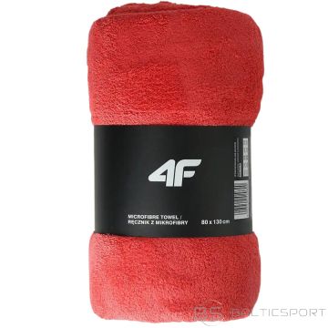 Dvielis 4F 4FWSS25ATOWU051 62S / czerwony / 80x130 cm