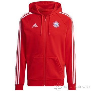Adidas FC Bayern DNA FZ HD sweatshirt HF1356 / red / XXL