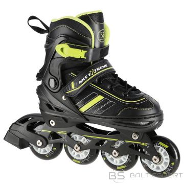 Nils Extreme NH18191 2IN1 BLACK/LIME IZMĒRS N(34-38) LINJAS/HOKEJA SLIDAS