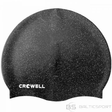 Silicone swimming cap Crowell Recycling Pearl black col.1 (N/A)