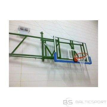 Salokāma basketbola sienas konstrukcija -projekcija 0,6-1,25 m