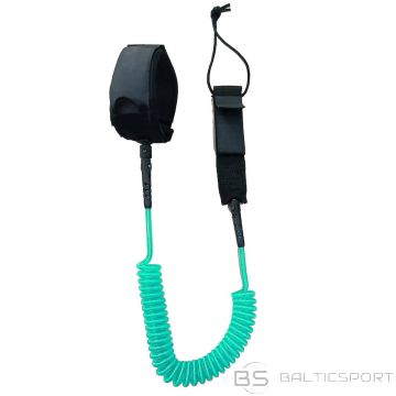 Enero SAFETY LINE FOR SUP BOARD 10 FEET GREEN