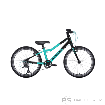 Ultraviegls bērnu velosipēds TABOU Superlite 20, tirkīzzils-melns