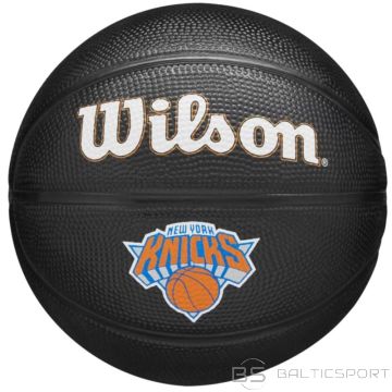 Wilson Team Tribute New York Knicks mini bumba WZ4017610XB basketbols (3)